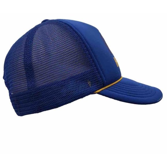 Vtg Hawaii Cap Hat Snapback Trucker Mesh Hawaiian Headwear Rainbow 80s Cord HTF - Picture 3 of 16